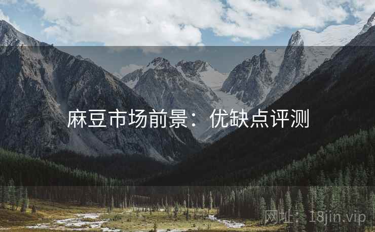 麻豆市场前景：优缺点评测