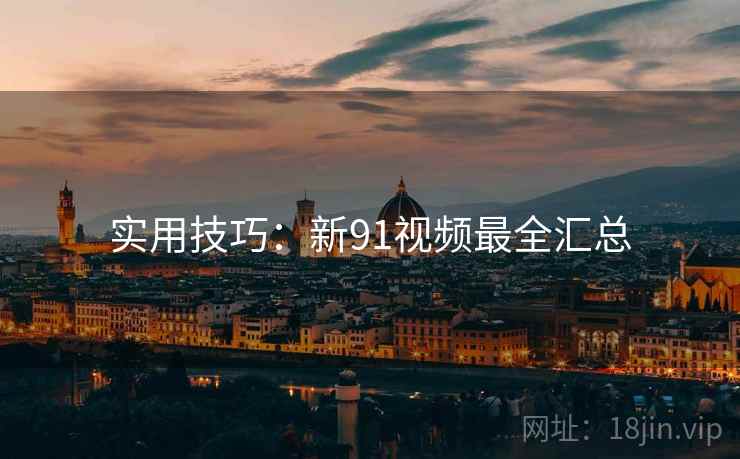实用技巧：新91视频最全汇总