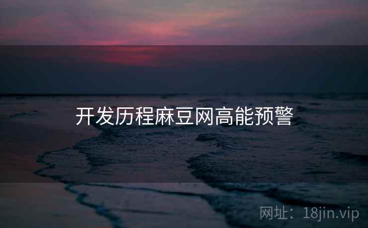 开发历程麻豆网高能预警