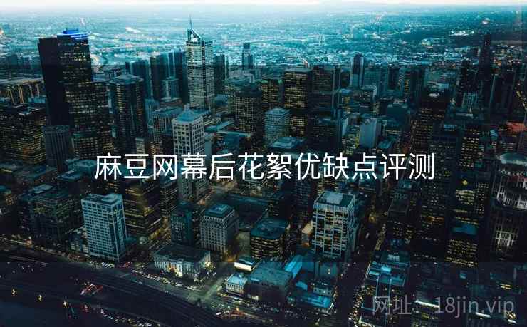 麻豆网幕后花絮优缺点评测